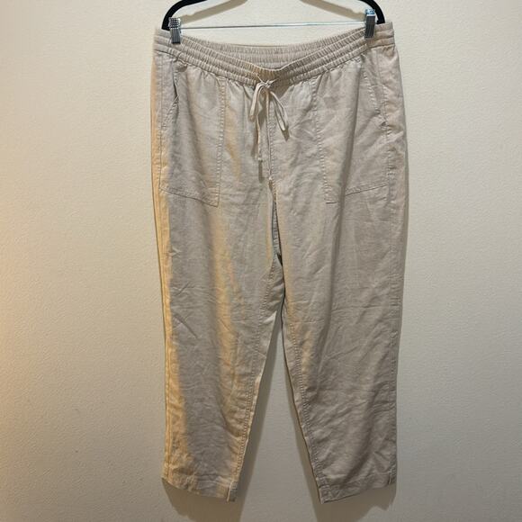 J. Crew New seaside pant in linen blend - Light Khaki Size XL - Picture 4 of 8